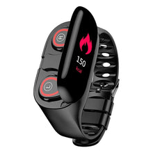 Load image into Gallery viewer, Trackify Buds - 2 in 1 Fitness Band | Smart Watch.